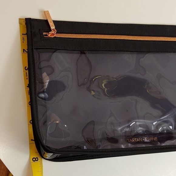 TARTAN + TWINE Sheer Black Makeup Toiletry Pouch - Picture 6 of 6